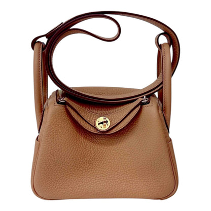 BISCUIT MINI LINDY 20 CLEMENCE LEATHER GOLD HARDWARE