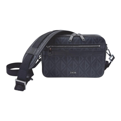 BLACK SAFARI DIAMOND SMALL MESSENGER BAG
