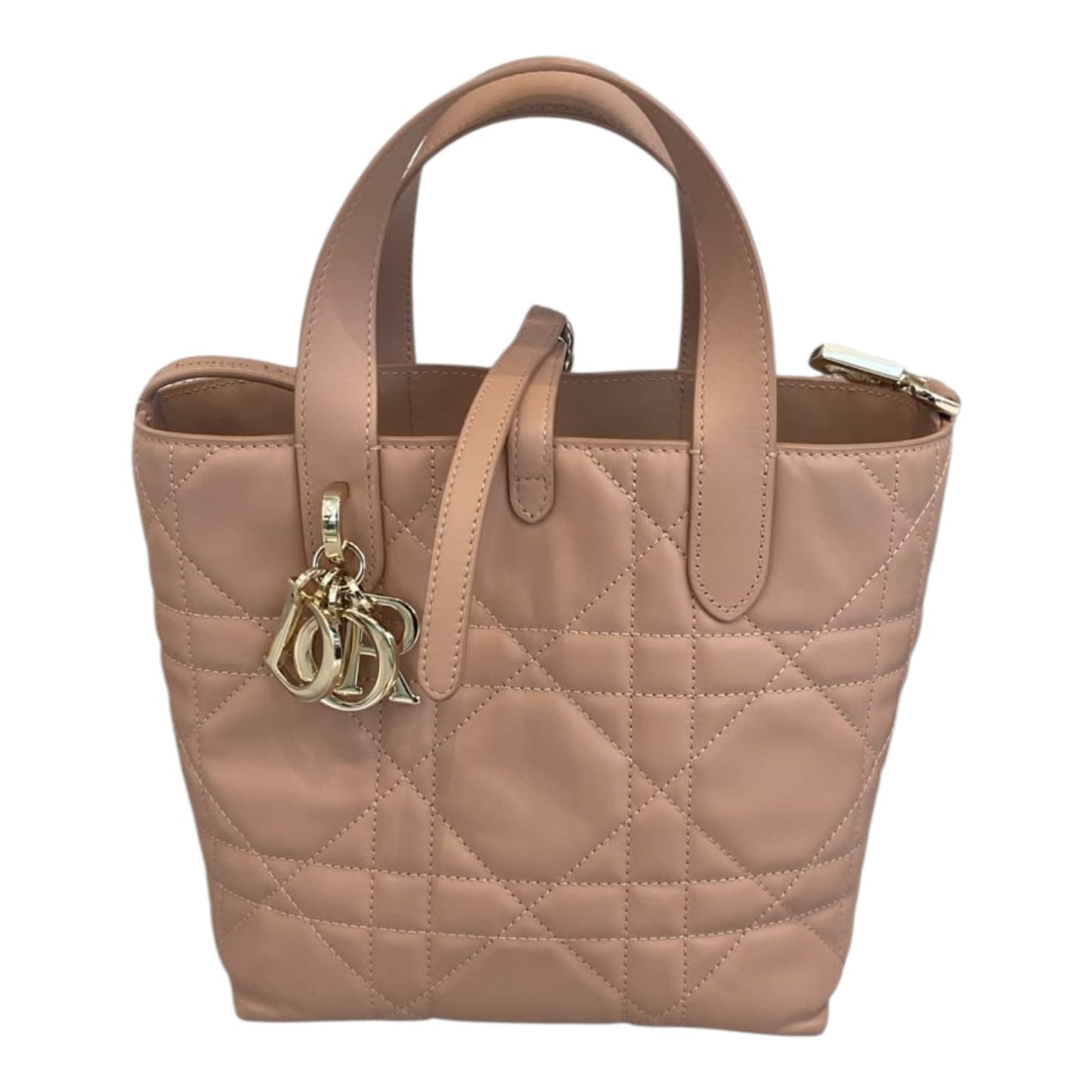 ROSE DES VENTS CALFSKIN MACROCANNAGE SMALL TOUJOURS VERTICAL TOTE