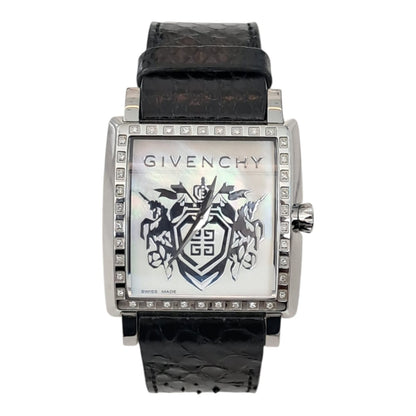 MOTHER OF PEARL STAINLESS STEEL DIAMONDS WATCH GV.5214M