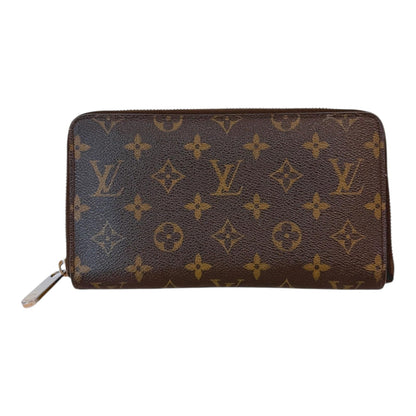 BROWN MONOGRAM CANVAS ZIPPY ORGANIZER WALLET