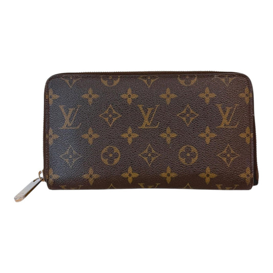 BROWN MONOGRAM CANVAS ZIPPY ORGANIZER WALLET