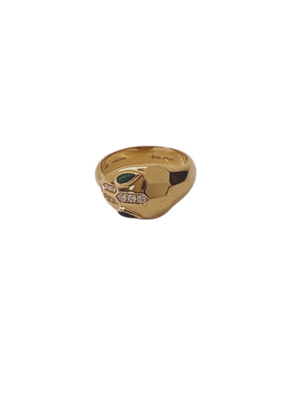 18K ROSE GOLD AND DIAMONDS SERPENTI SEDUTTORI RING 43