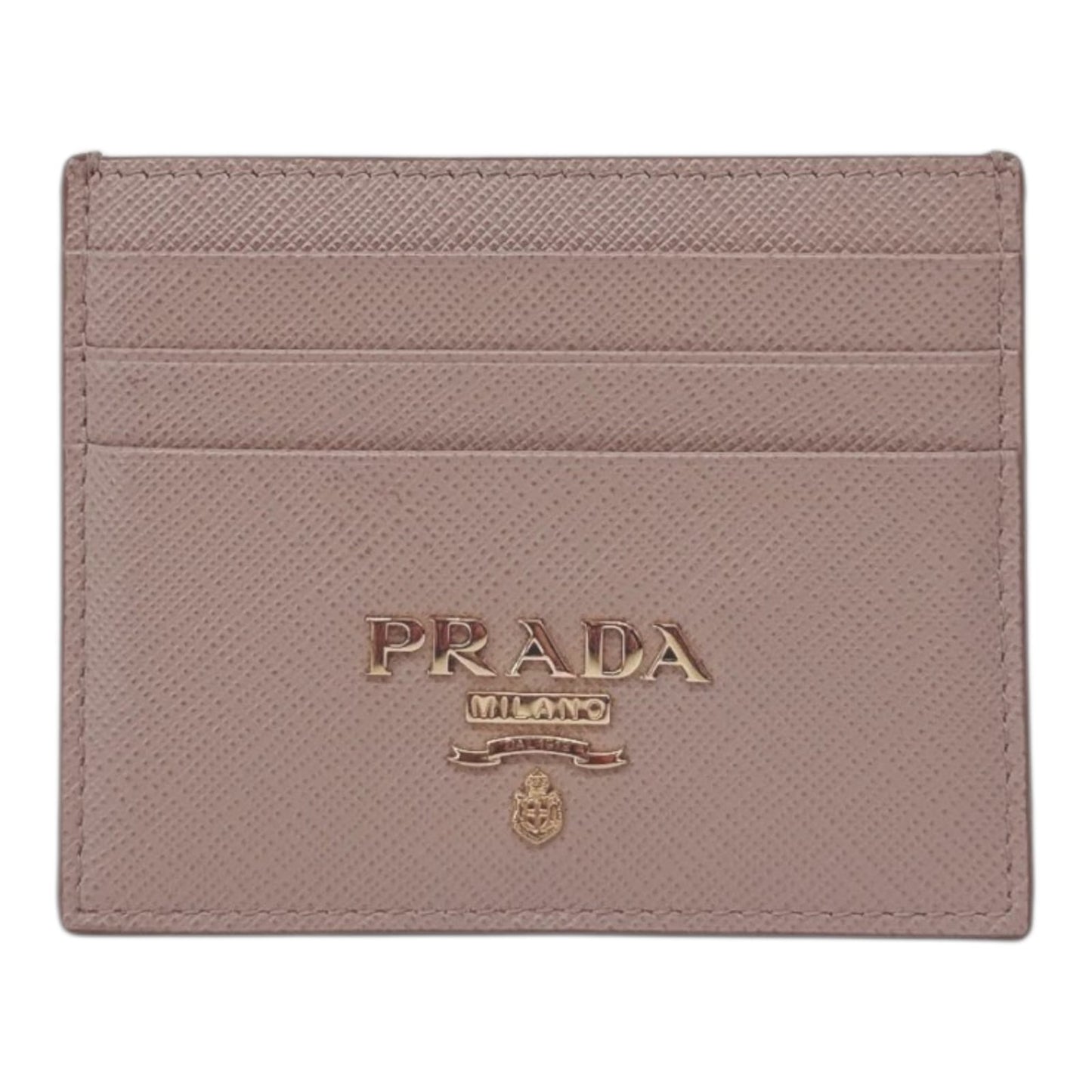 CIPRIA SAFFIANO METAL CARD HOLDER