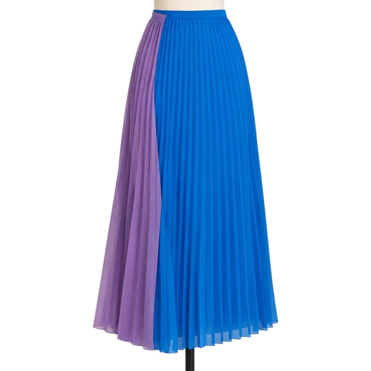 BLUE PURPLE PLEATED SKIRT US6