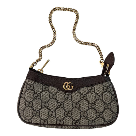 BEIGE GG SUPREME CANVAS  OPHIDIA MINI BAG