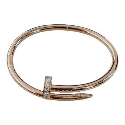 18K ROSE GOLD AND DIAMONDS JUSTE UN CLOU BRACELET, CLASSIC MODEL 15