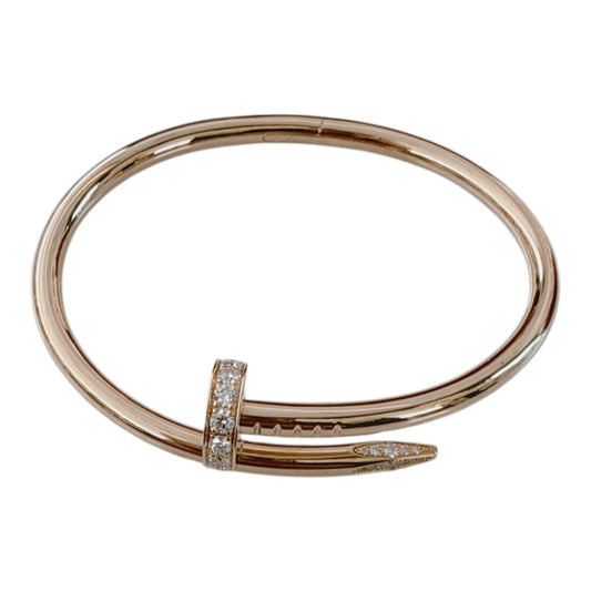 18K ROSE GOLD AND DIAMONDS JUSTE UN CLOU BRACELET, CLASSIC MODEL 15