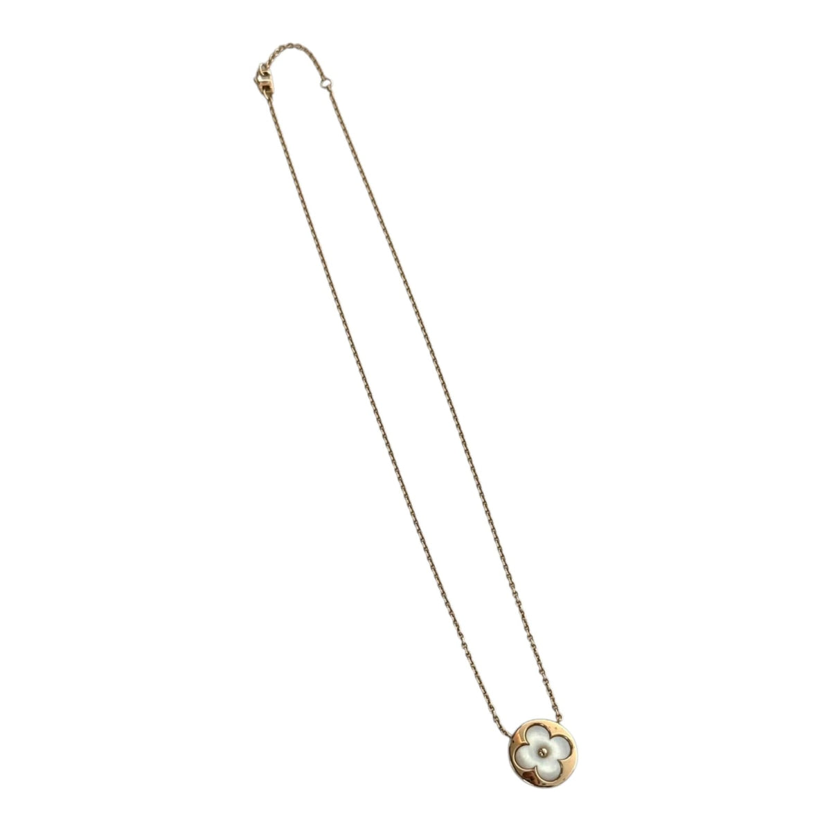 ROSE GOLD AND MOTHER OF PEARL BLOSSOM SUN PENDANT