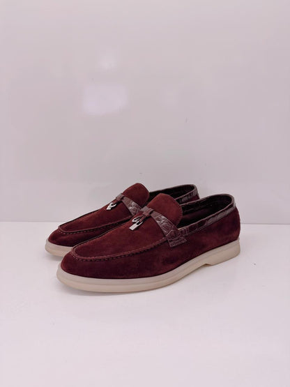SUMMER CHARMS WALK LOAFER SUED WILD PLUM 38