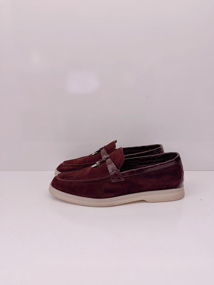SUMMER CHARMS WALK LOAFER SUED WILD PLUM 38
