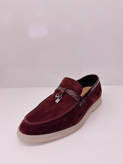 SUMMER CHARMS WALK LOAFER SUED WILD PLUM 38