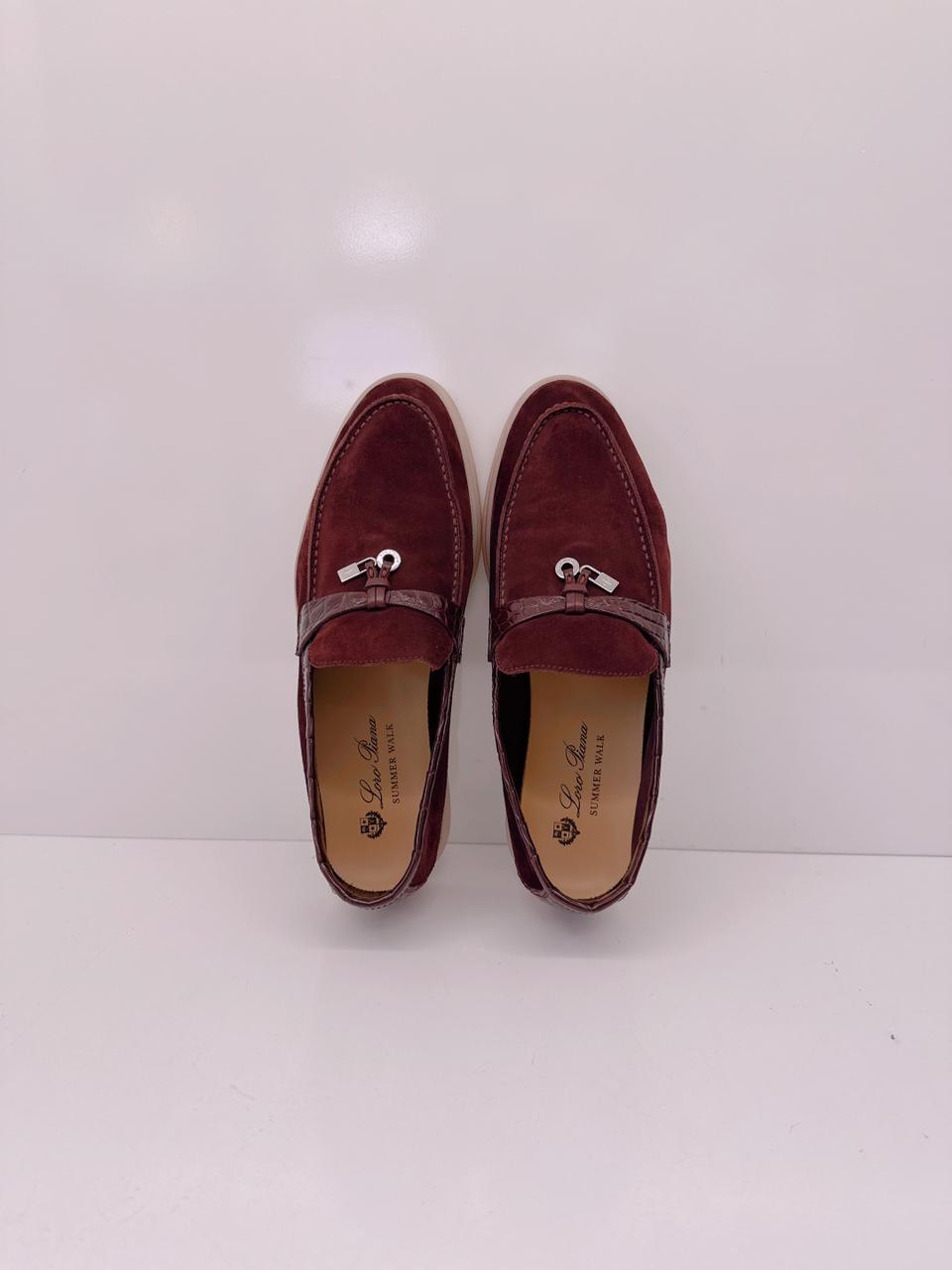 SUMMER CHARMS WALK LOAFER SUED WILD PLUM 38