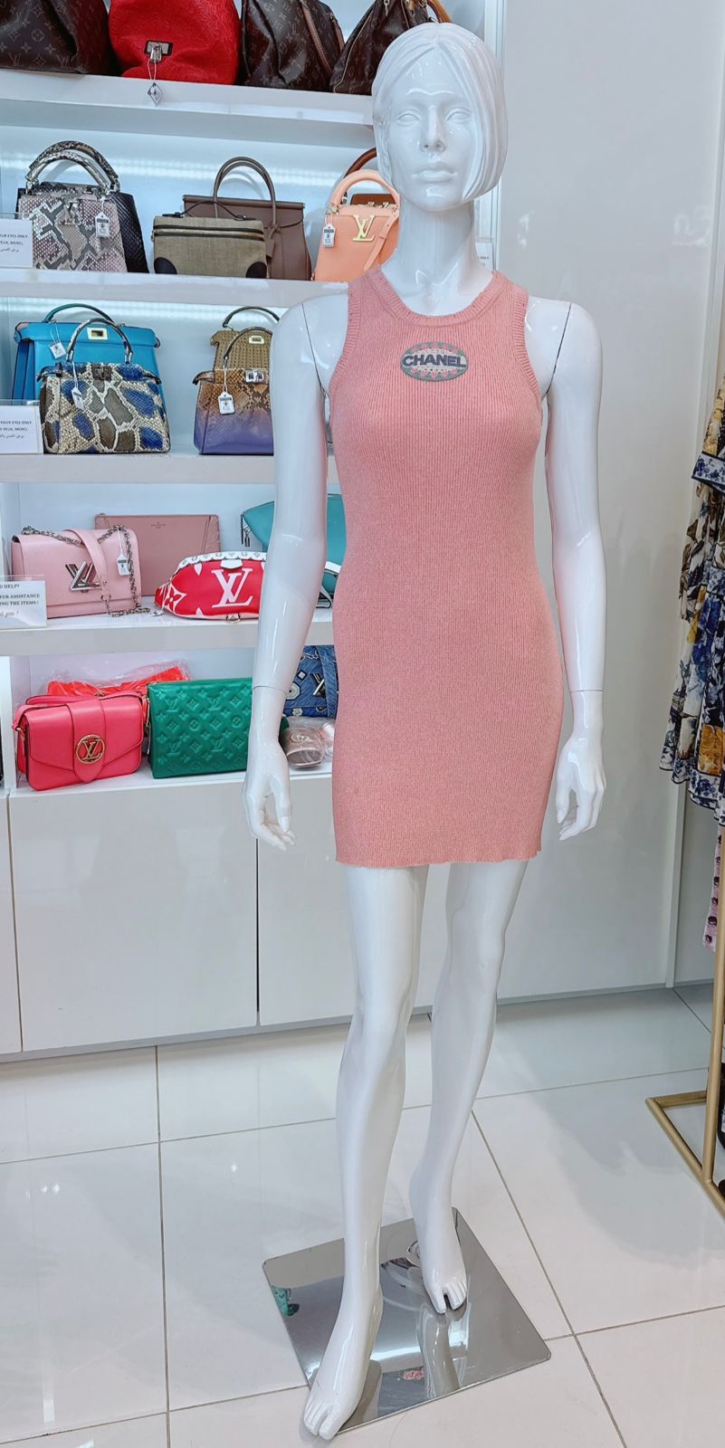 25P PINK KNITTED DRESS TIMELESS STYLE SIZE 36