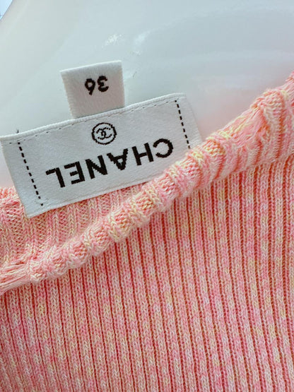 25P PINK KNITTED DRESS TIMELESS STYLE SIZE 36