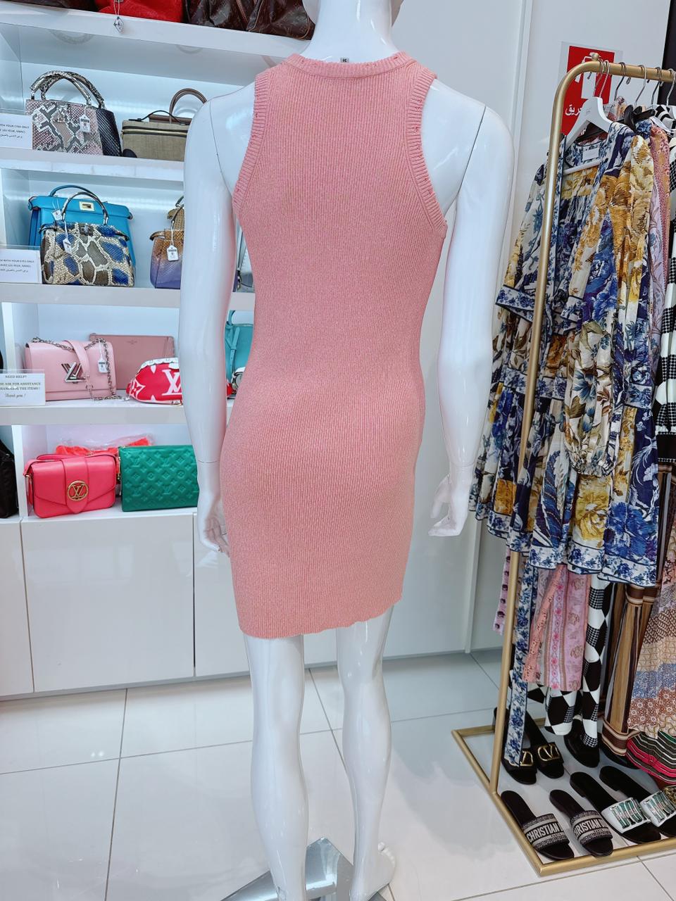 25P PINK KNITTED DRESS TIMELESS STYLE SIZE 36