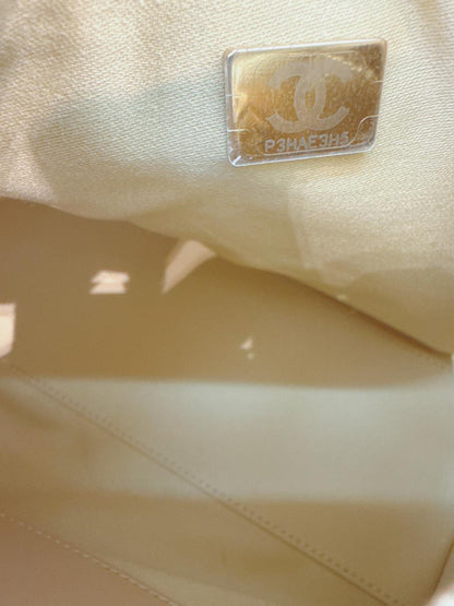 GOLD METALLIC GRAINED CALFSKIN LEATHER SMALL CHANEL 25 BAG