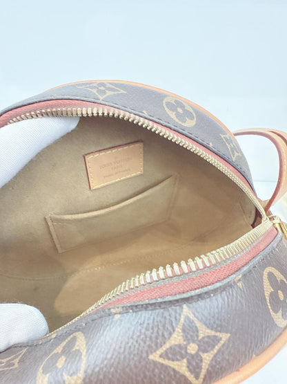 BROWN MONOGRAM CANVAS BOITE CHAPEAU SOUPLE  MM BAG