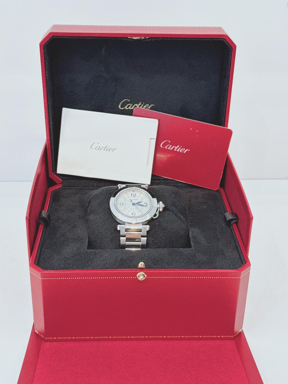 PASHA DE CARTIER WATCH AUTOMATIC MOVEMENT 35MM