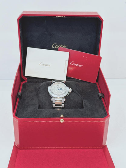PASHA DE CARTIER WATCH AUTOMATIC MOVEMENT 35MM