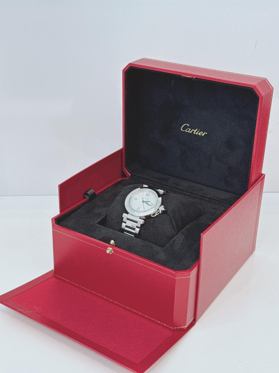 PASHA DE CARTIER WATCH AUTOMATIC MOVEMENT 35MM