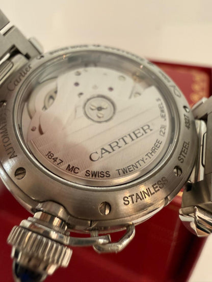 PASHA DE CARTIER WATCH AUTOMATIC MOVEMENT 35MM