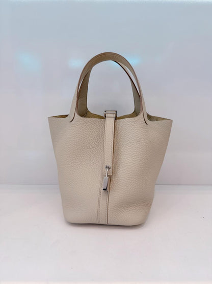 BETON CLEMENCE  LEATHER PICOTIN 18 PALLADIUM HARDWARE