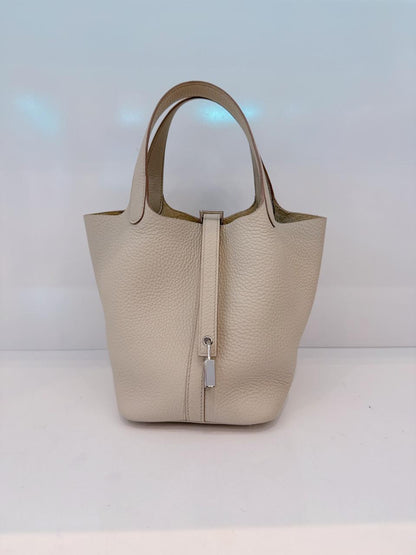 BETON CLEMENCE  LEATHER PICOTIN 18 PALLADIUM HARDWARE