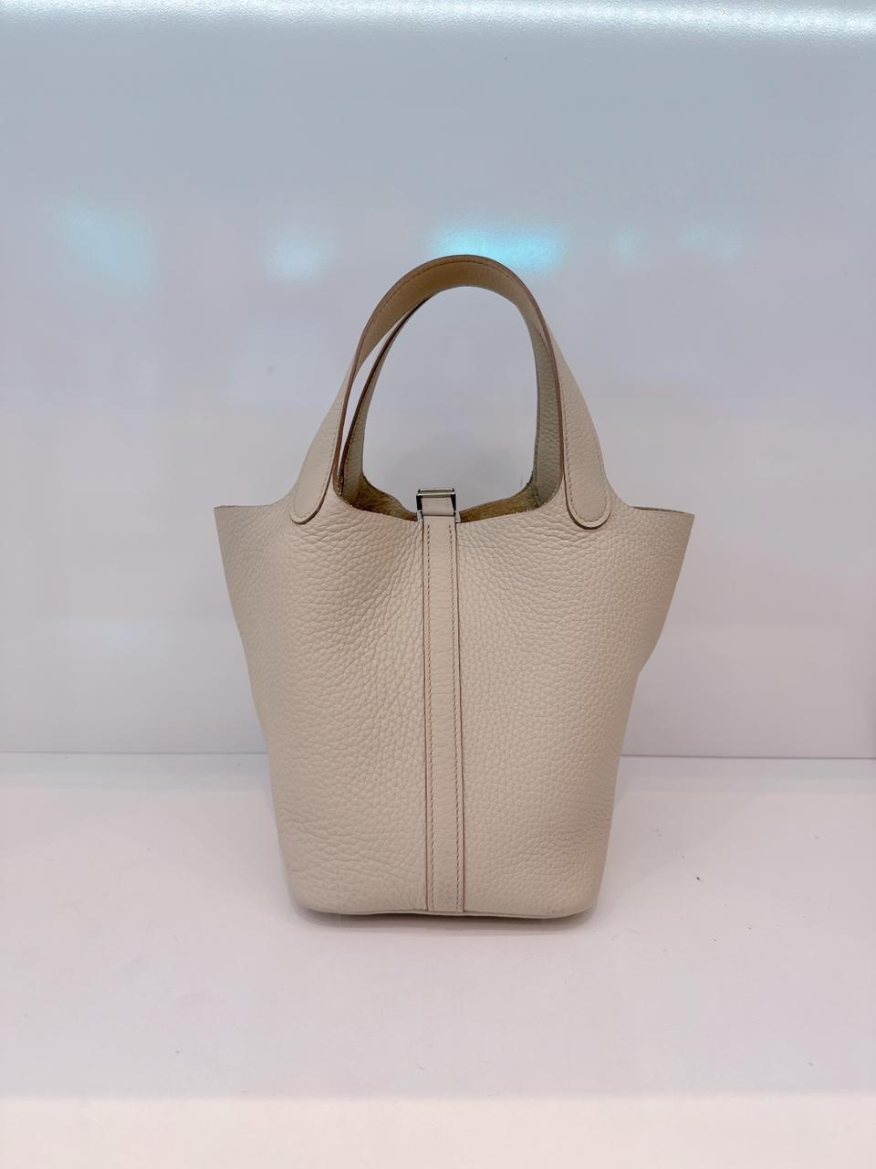 BETON CLEMENCE  LEATHER PICOTIN 18 PALLADIUM HARDWARE