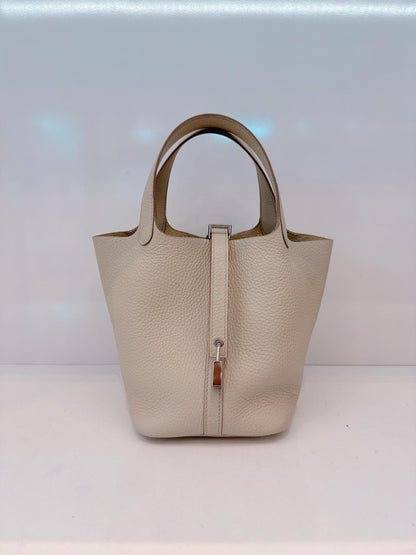 BETON CLEMENCE  LEATHER PICOTIN 18 PALLADIUM HARDWARE