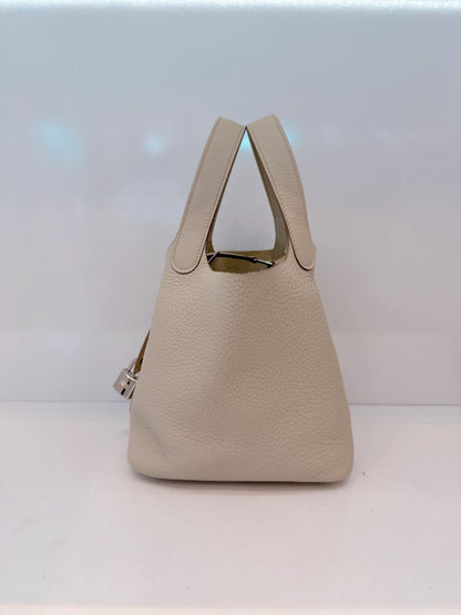 BETON CLEMENCE  LEATHER PICOTIN 18 PALLADIUM HARDWARE