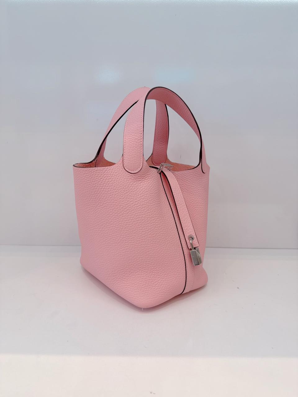 ROSE SAKURA PICOTIN 18 CLEMENCE LEATHER PALLADIUM HARDWARE