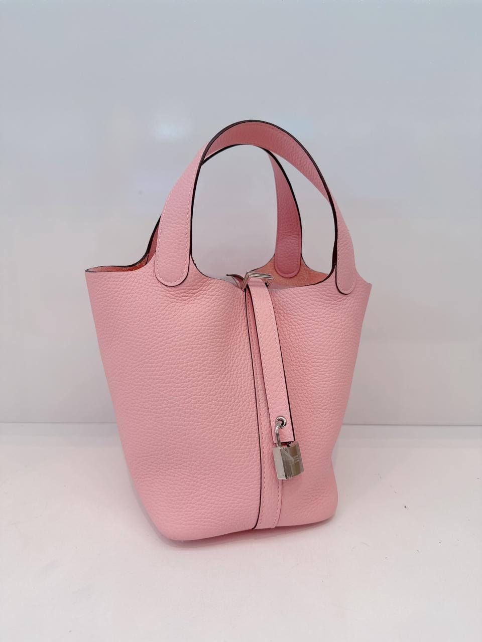 ROSE SAKURA PICOTIN 18 CLEMENCE LEATHER PALLADIUM HARDWARE