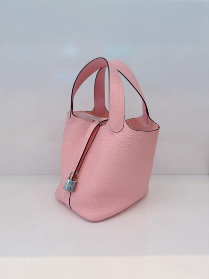 ROSE SAKURA PICOTIN 18 CLEMENCE LEATHER PALLADIUM HARDWARE