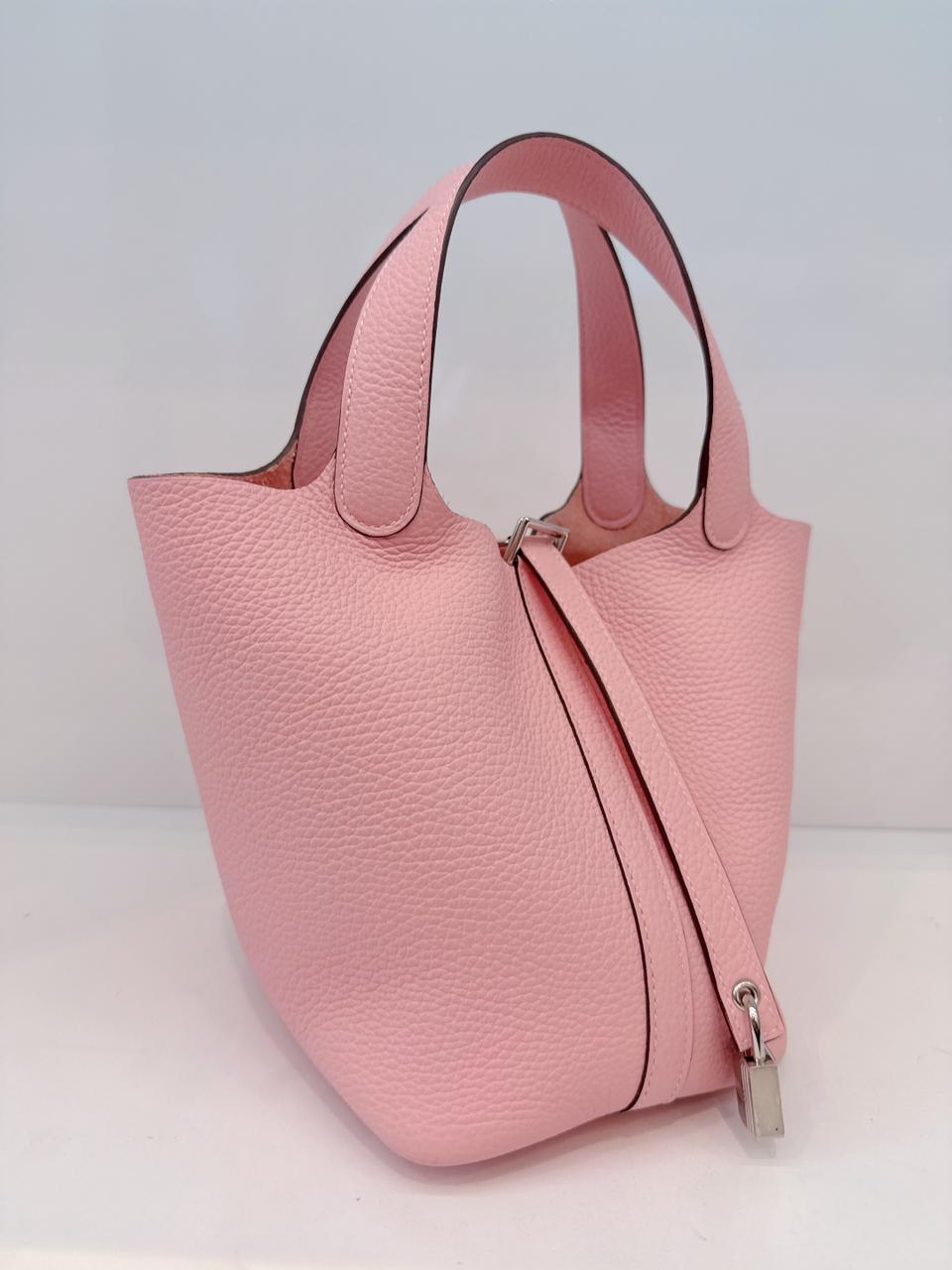 ROSE SAKURA PICOTIN 18 CLEMENCE LEATHER PALLADIUM HARDWARE