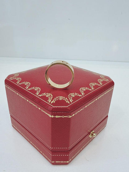 YELLOW GOLD CLASSIC MODEL LOVE RING 53