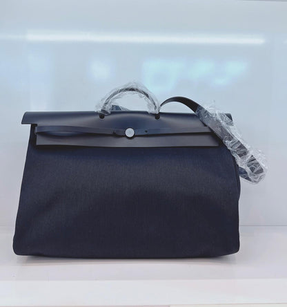 BLEU INDIGO SAC HERBAG ZIP RETOURNE CABINE BAG