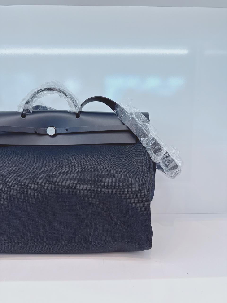 BLEU INDIGO SAC HERBAG ZIP RETOURNE CABINE BAG