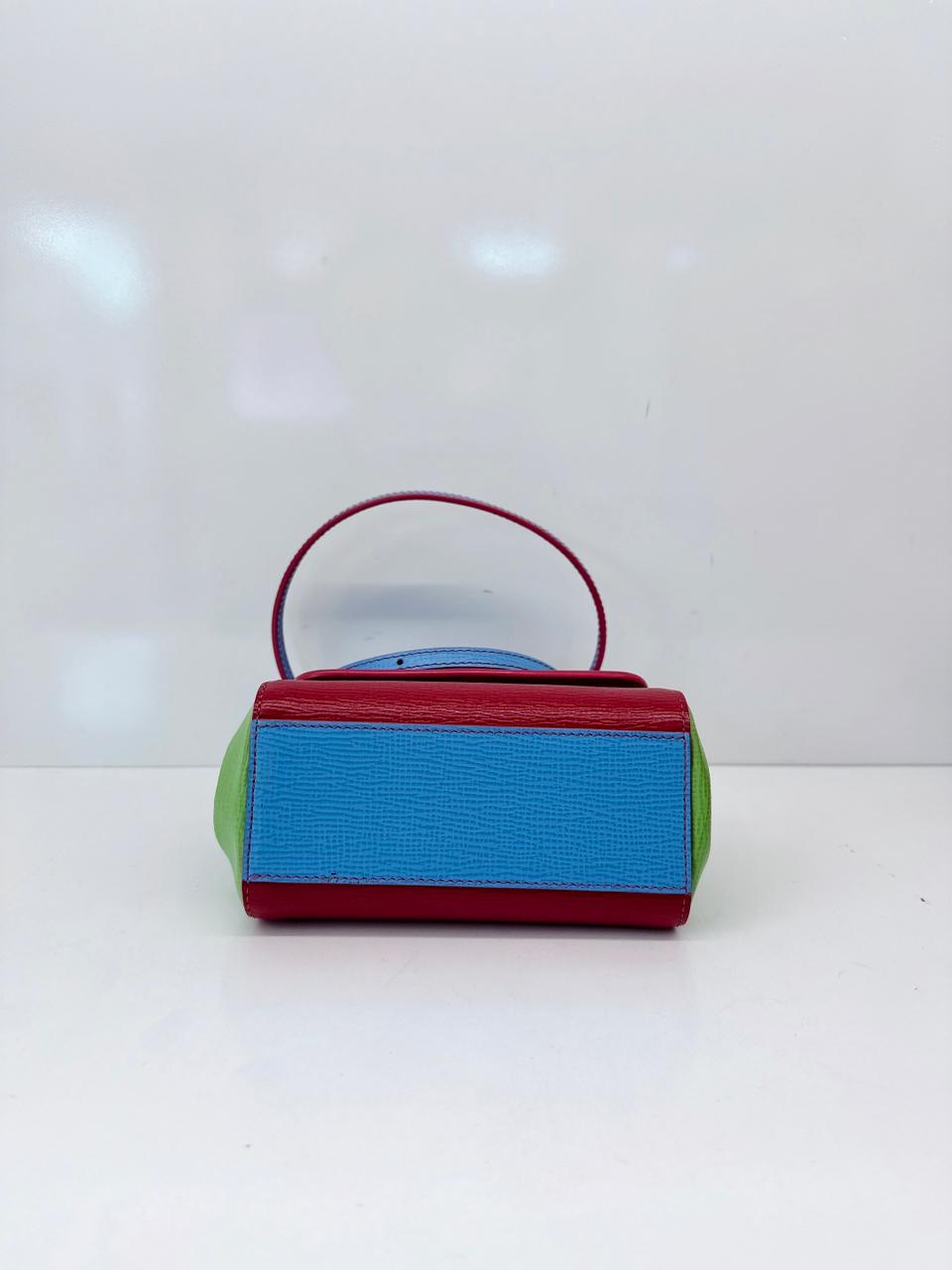 TRICOLOR MINI SICILY TOP HANDLE BAG