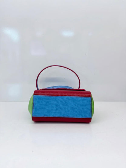TRICOLOR MINI SICILY TOP HANDLE BAG