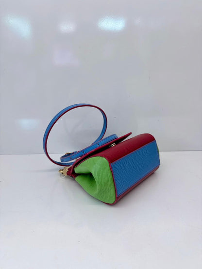 TRICOLOR MINI SICILY TOP HANDLE BAG