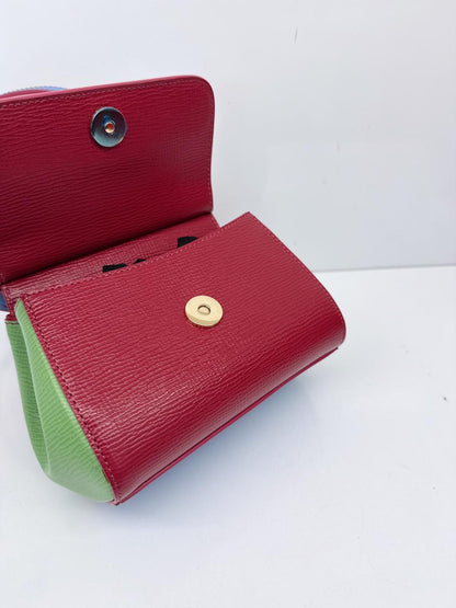 TRICOLOR MINI SICILY TOP HANDLE BAG