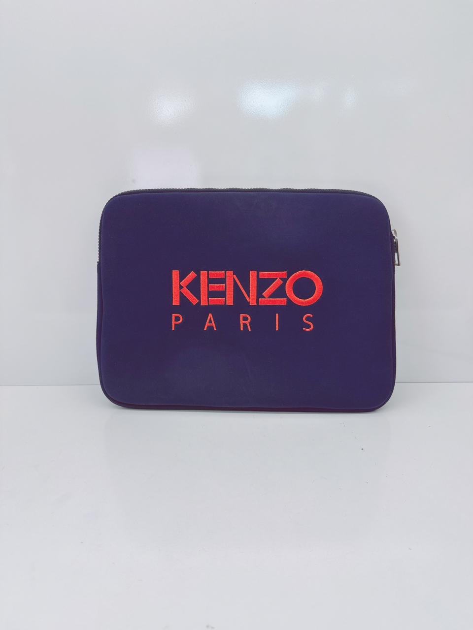 BLUE TIGER PRINT CANVAS TABLET CASE