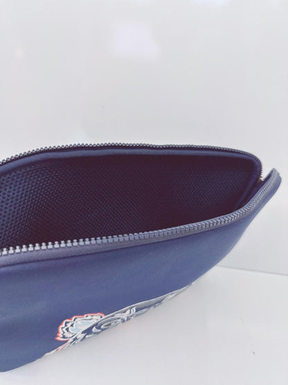 BLUE TIGER PRINT CANVAS TABLET CASE