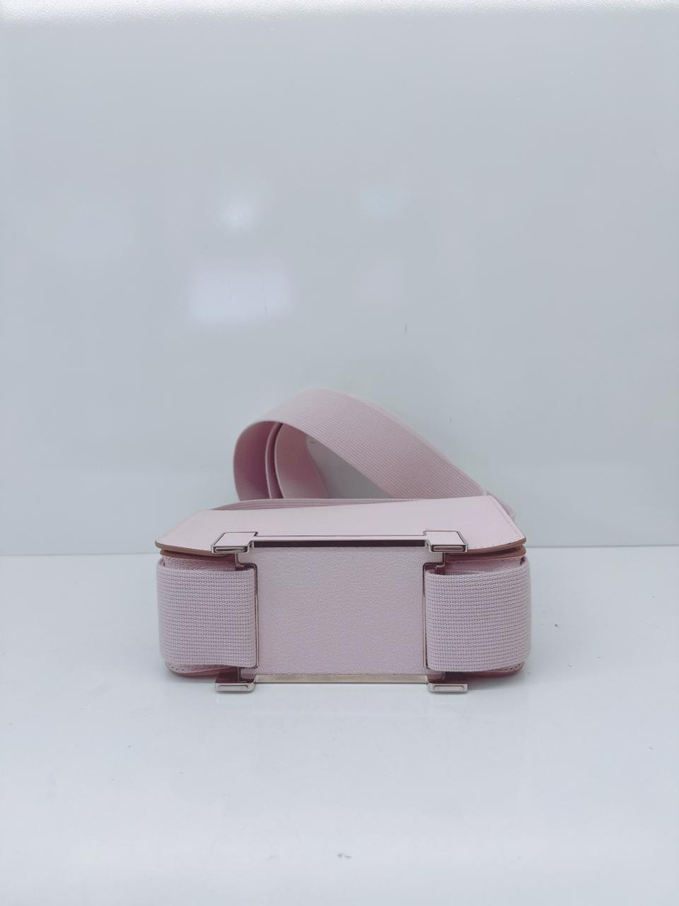 MAUVE PALE CHEVRE MYSORE GETA BAG PALLADIUM HARDWARE
