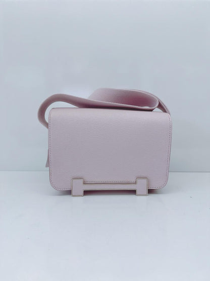 MAUVE PALE CHEVRE MYSORE GETA BAG PALLADIUM HARDWARE