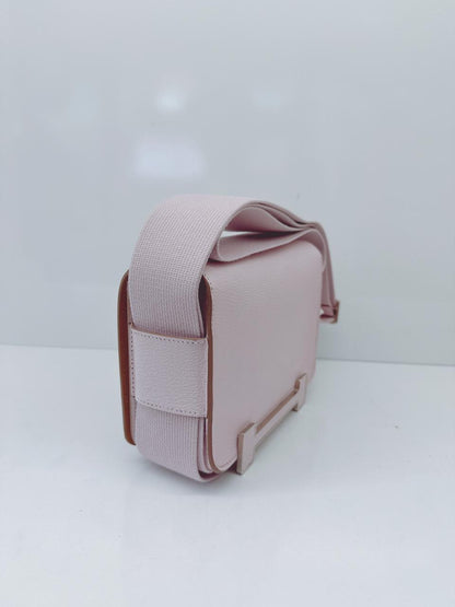 MAUVE PALE CHEVRE MYSORE GETA BAG PALLADIUM HARDWARE