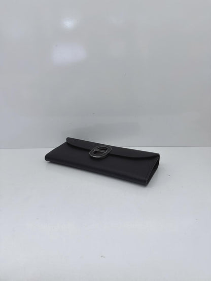 BLACK EPSOM LEATHER CHAINE D' ANCRE MAILLON TO GO WALLET