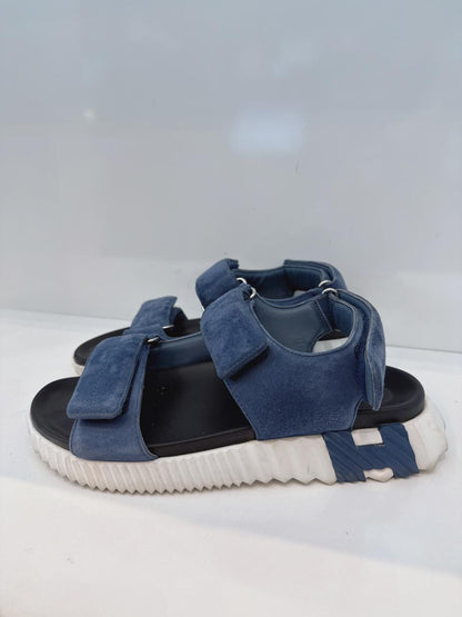 BLUE SUEDE JUNIOR SLINGBACK SANDALS  43