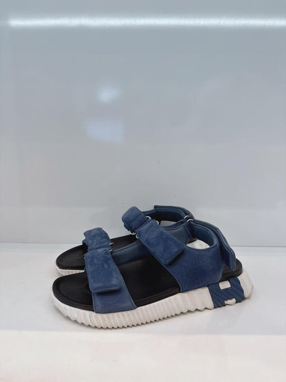 BLUE SUEDE JUNIOR SLINGBACK SANDALS  43